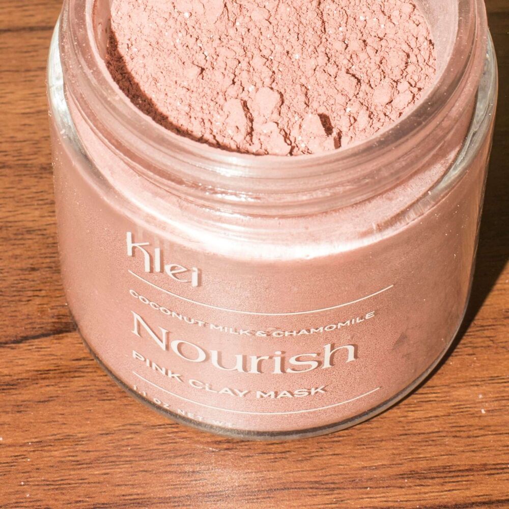 Klei - Nourish - Coconut Milk & Chamomile Pink Clay Mask - Brand New!